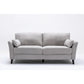 Damian Gray Velvet Fabric Sofa Loveseat Living Room Set By Lilola Home | Sofas | Modishstore-16