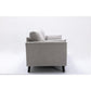 Damian Gray Velvet Fabric Sofa By Lilola Home | Sofas | Modishstore-13