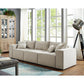Annabel Sofa in Beige Linen By Lilola Home | Sofas | Modishstore-2