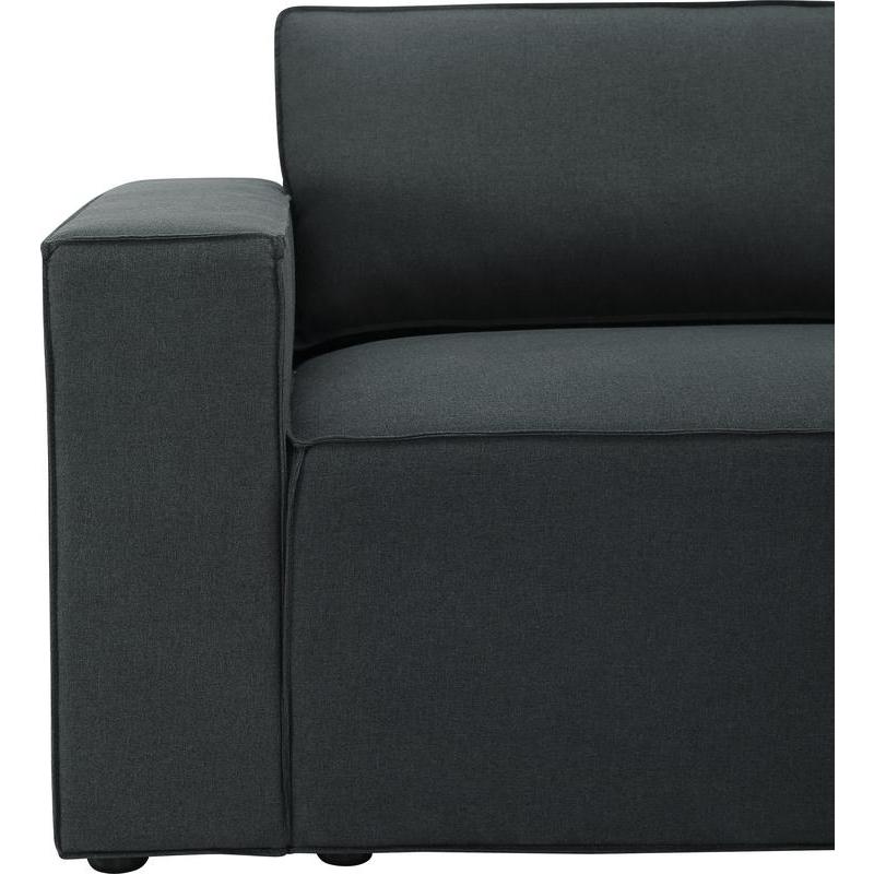 Janelle Modular Sectional Sofa in Dark Gray Linen By Lilola Home | Sofas | Modishstore-3