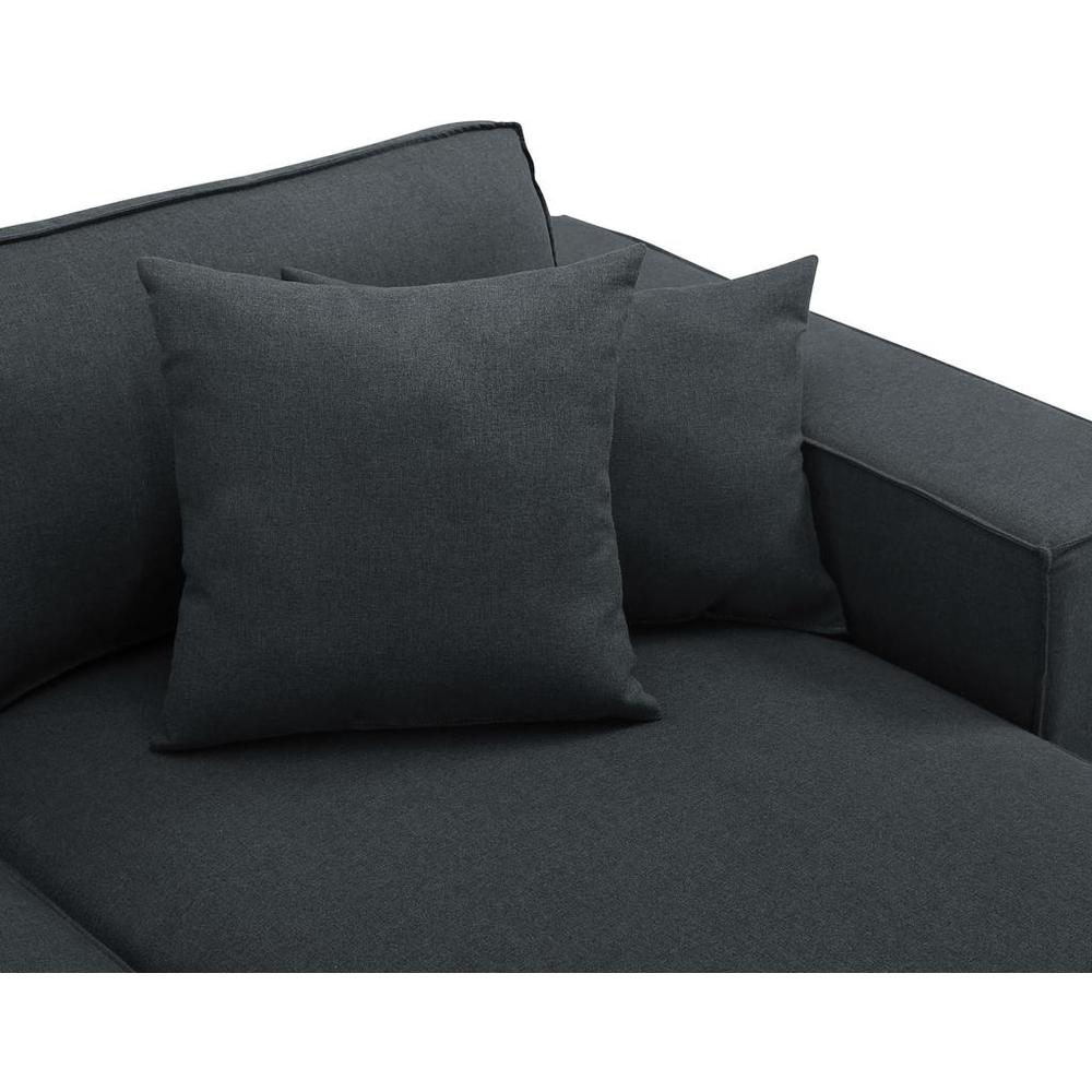 Janelle Modular Sectional Sofa in Dark Gray Linen By Lilola Home | Sofas | Modishstore-4