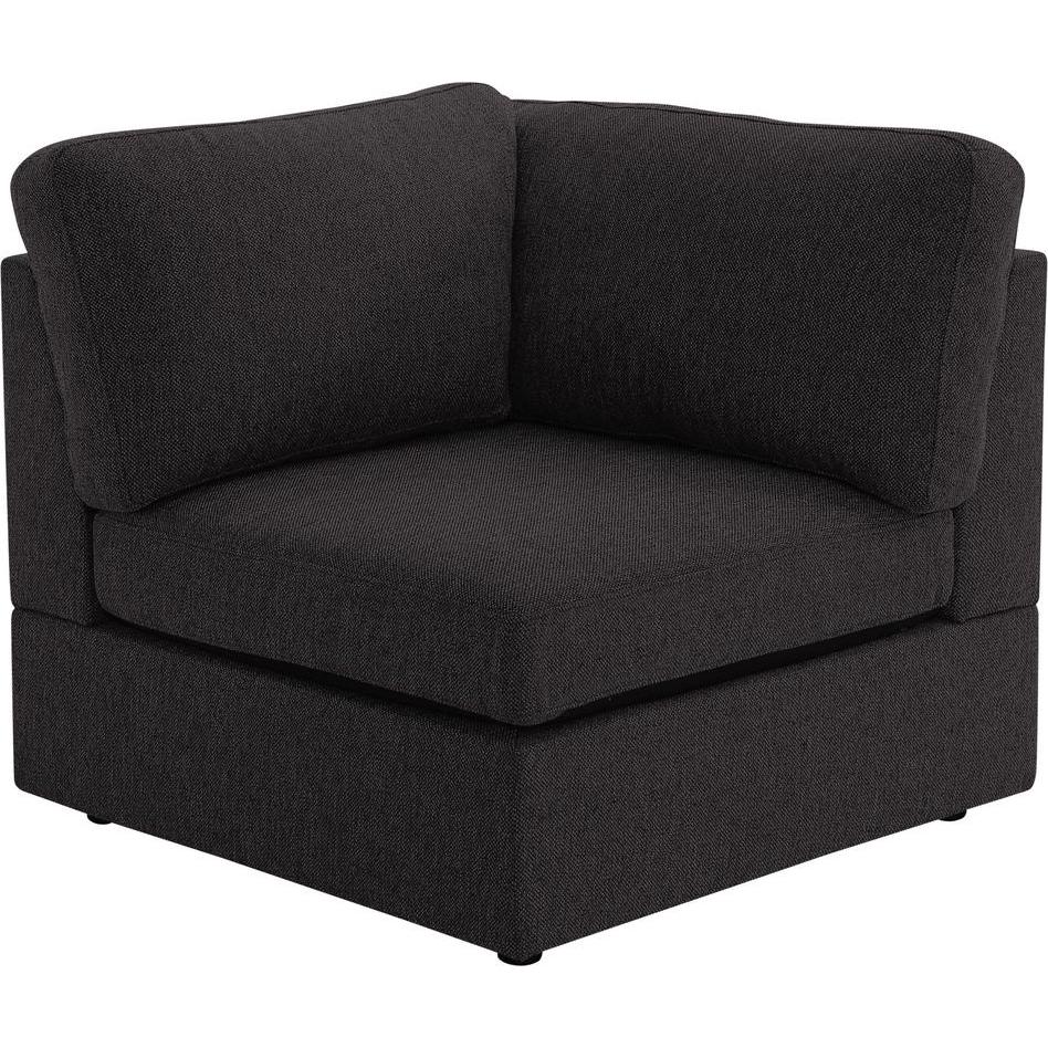 Bayside Modular Sectional Sofa with Ottoman in Dark Gray Linen By Lilola Home | Sofas | Modishstore-3