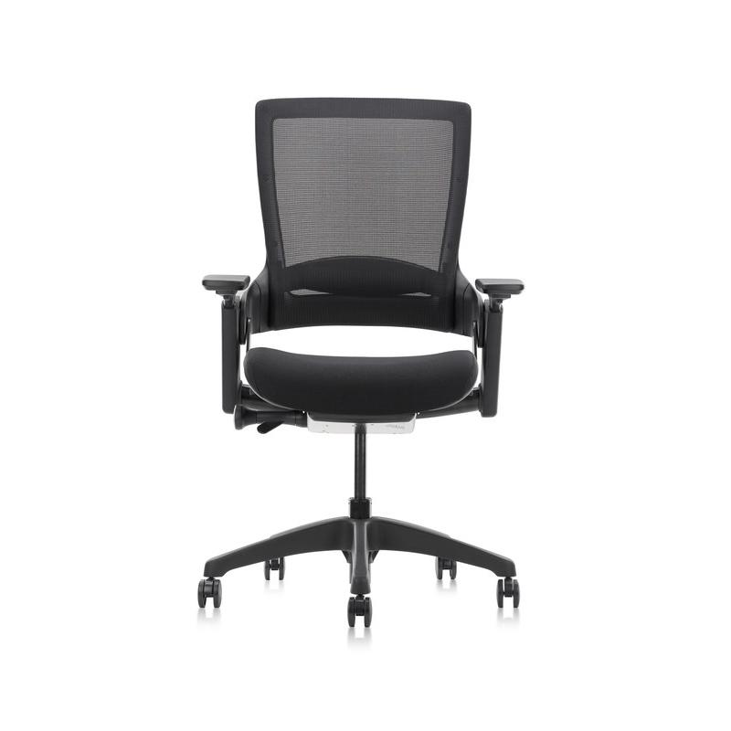 Nora Black Office Chair with Mesh By Lilola Home | Office Chairs | Modishstore-5