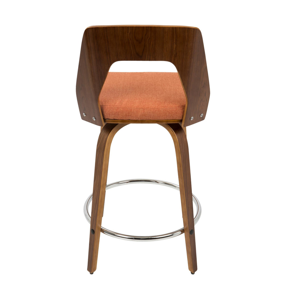 LumiSource Trilogy 24" Counter Stool - Set of 2-15