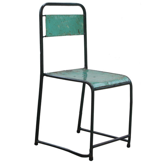 A&B Home Antique Look Green Metal Chair | Outdoor Chairs | Modishstore