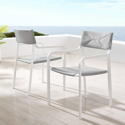 Modway Raleigh Outdoor Patio Aluminum Armchair S/2 - EEI-3962 | Outdoor Chairs | Modishstore - 7