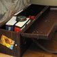 Cool Vintage Brown Decorative Suitcase By Homeroots | Sculptures | Modishstore - 5