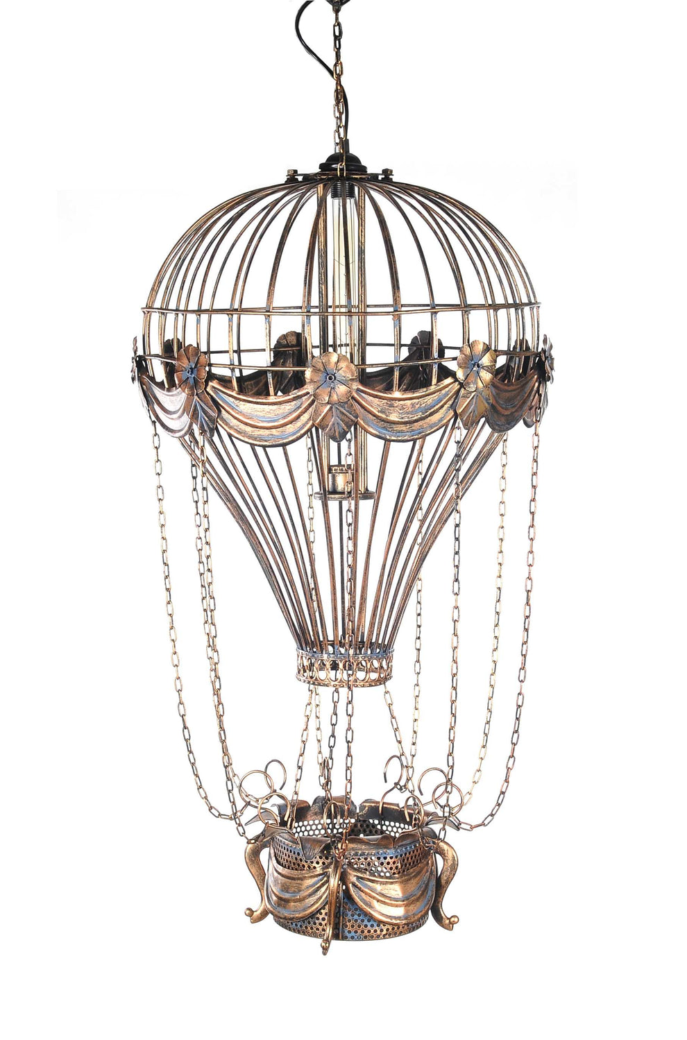 Vintage Hot Air Balloon Pendant By Homeroots | Sculptures | Modishstore - 2