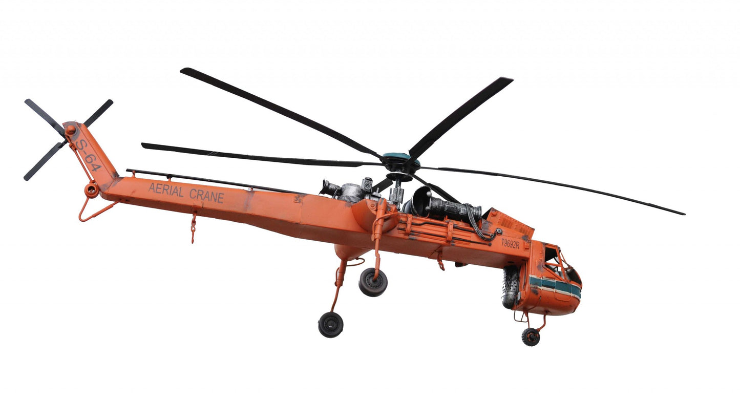 Aerial Crane Lifting Helicopter LED Sculpture By Homeroots | Sculptures | Modishstore - 5