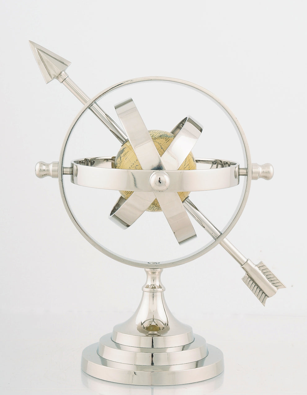 Alum Armillary By Homeroots | Sculptures | Modishstore - 2