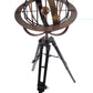 Brass Armillary With Wood Stand By Homeroots | Sculptures | Modishstore - 4
