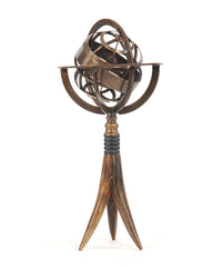Brass Armillary On Horn Stand By Homeroots
