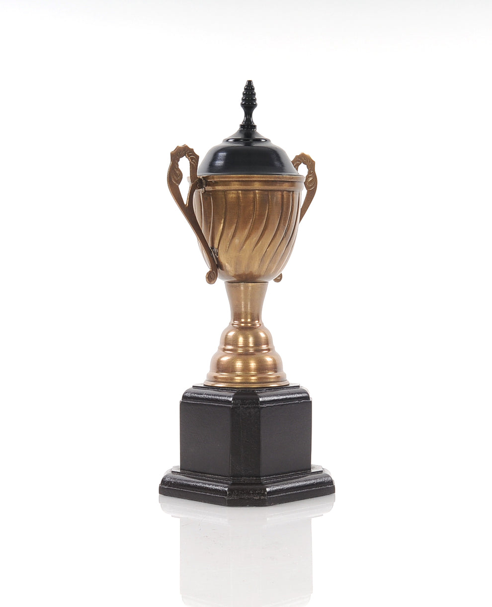 Alum Wooden Trophy Big By Homeroots | Sculptures | Modishstore - 2