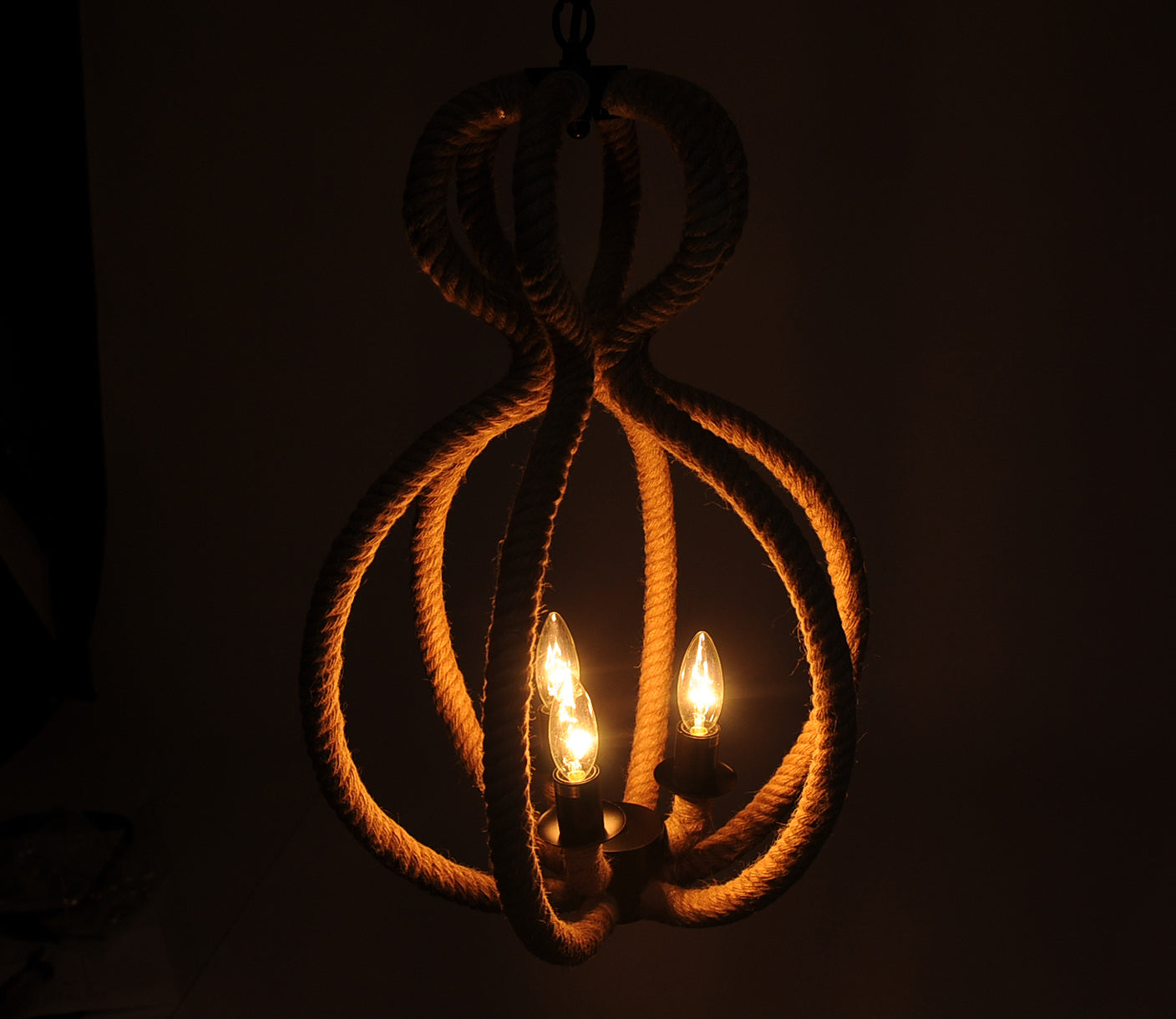Bulbs Rope Pendant Lamp
