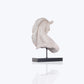 Vintage Look Off White Horse Head Statue By Homeroots | Animals & Pets | Modishstore - 6