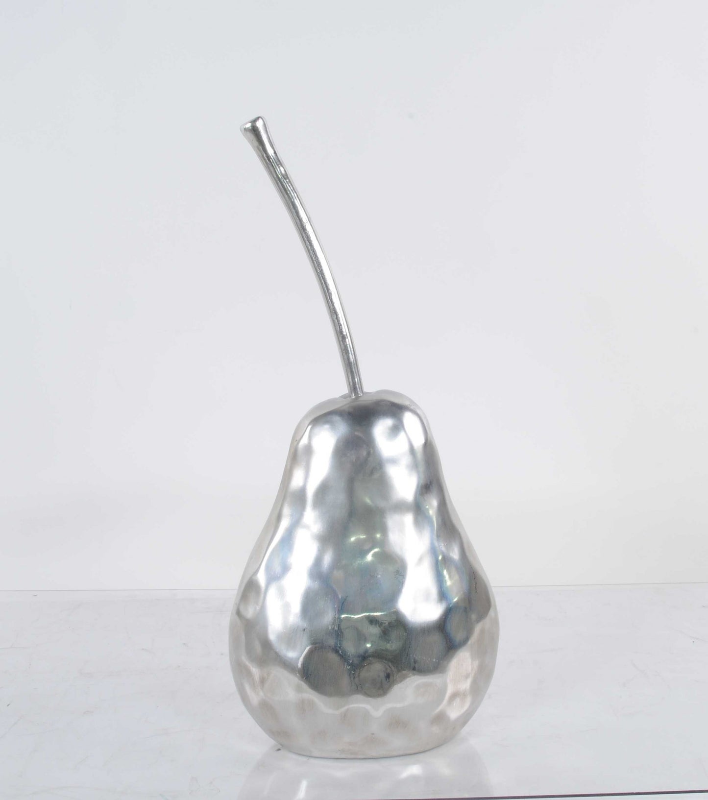 Delicious Hammered Finish Pear Statue By Homeroots | Sculptures | Modishstore - 3