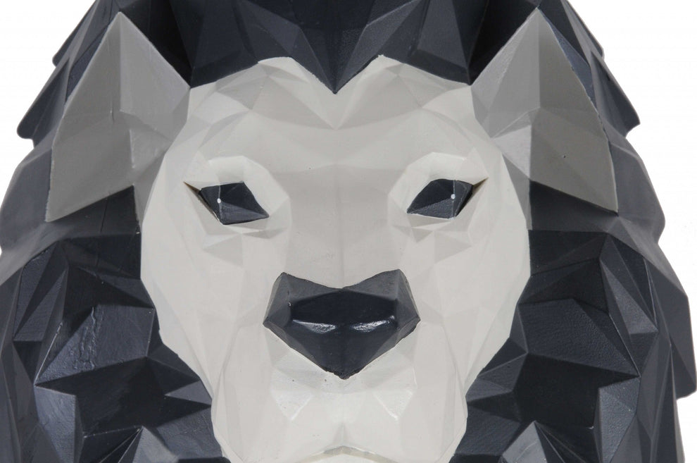 Origami Lion Head Wall Decoration By Homeroots | Sculptures | Modishstore - 2
