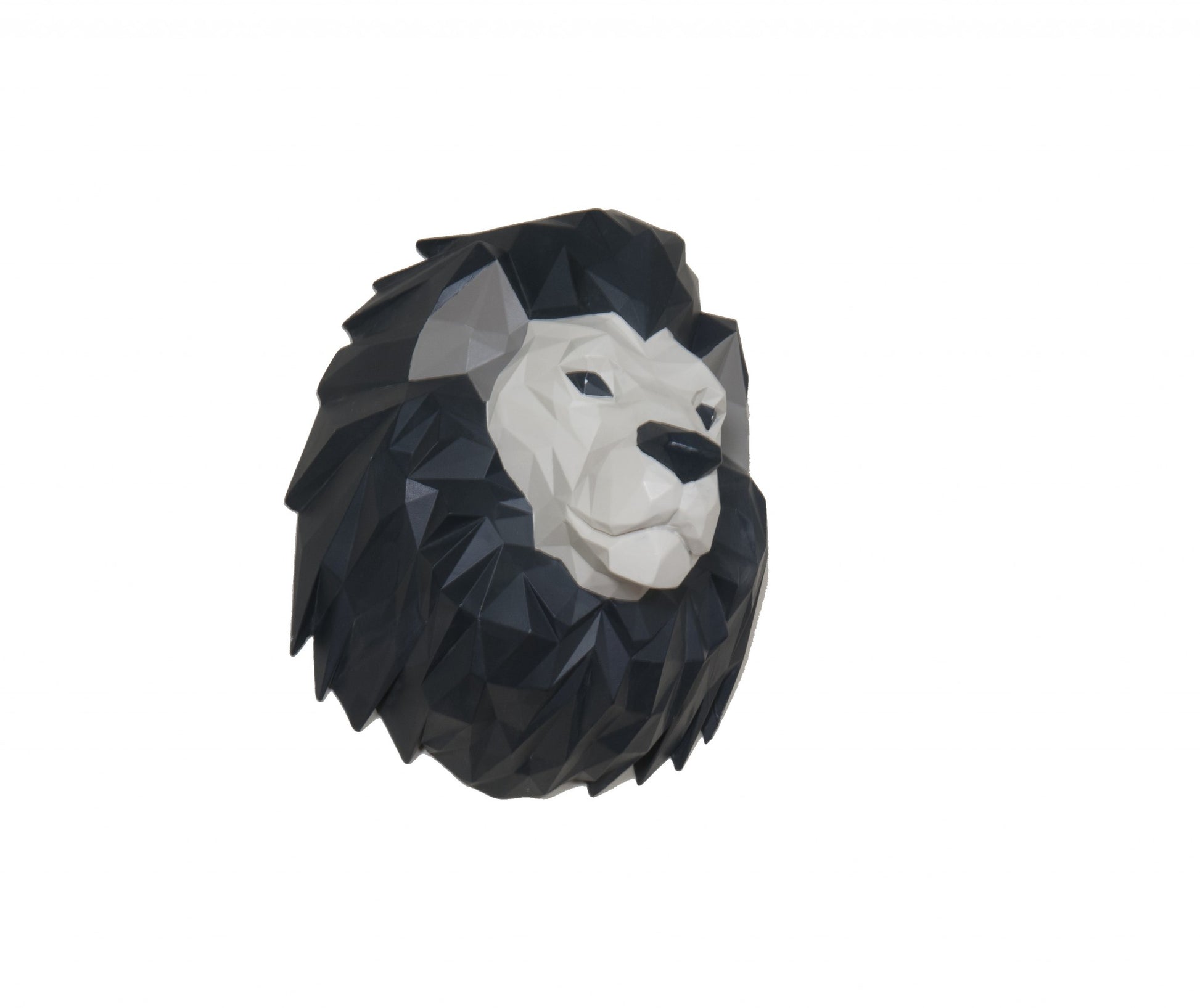 Origami Lion Head Wall Decoration By Homeroots | Sculptures | Modishstore - 4