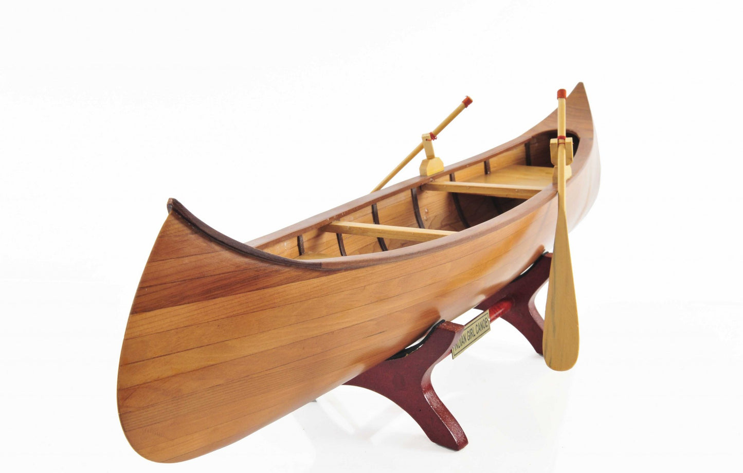 Indian Girl Canoe By Homeroots | Sculptures | Modishstore - 2