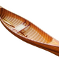 Wooden Canoe With Ribs Curved Bow By Homeroots | Sculptures | Modishstore - 2