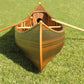 Matte Finish Wooden Canoe With Ribs Curved Bow By Homeroots | Sculptures | Modishstore