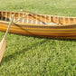 Matte Finish Wooden Canoe With Ribs Curved Bow By Homeroots | Sculptures | Modishstore - 3