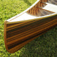 Matte Finish Wooden Canoe With Ribs Curved Bow By Homeroots | Sculptures | Modishstore - 4