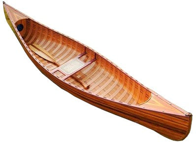 Wooden Canoe with Ribs By Homeroots | Sculptures | Modishstore - 6