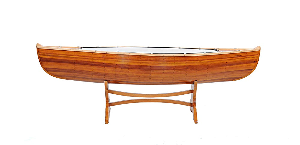 Authentic Real Wood Canoe Coffe Table By Homeroots | Coffee Tables | Modishstore - 4