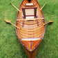 Traditional Wooden Canoe With Ribs By Homeroots | Sculptures | Modishstore