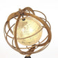 Globe in Brass Rings By Homeroots | Sculptures | Modishstore - 3
