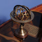 Armillary Sphere on Wood Base By Homeroots | Sculptures | Modishstore - 3