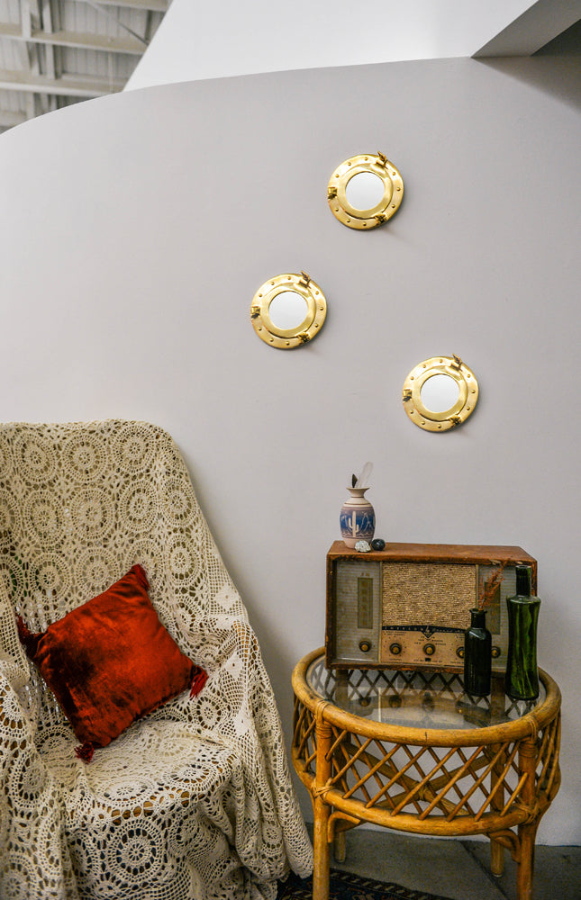 Porthole Mirror By Homeroots - 364346 | Sculptures | Modishstore - 6