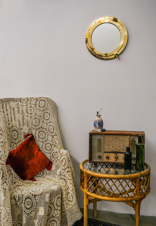 Porthole Mirror By Homeroots - 364347 | Sculptures | Modishstore