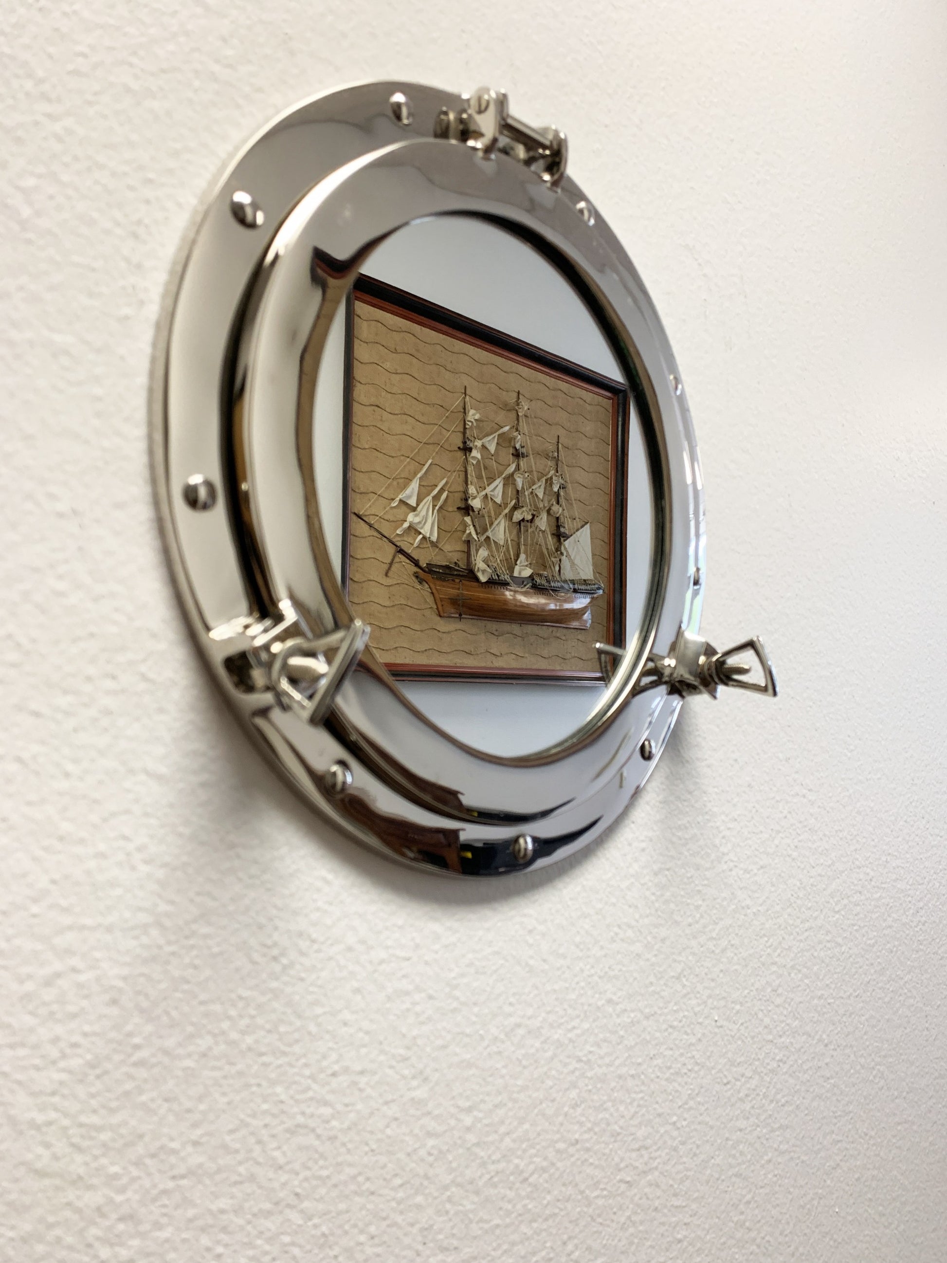 Porthole Mirror By Homeroots - 364348 | Sculptures | Modishstore - 7