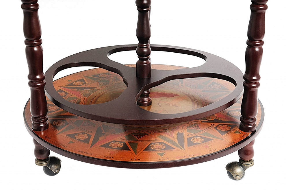 Globe Drink Cabinet By Homeroots | Sculptures | Modishstore - 6