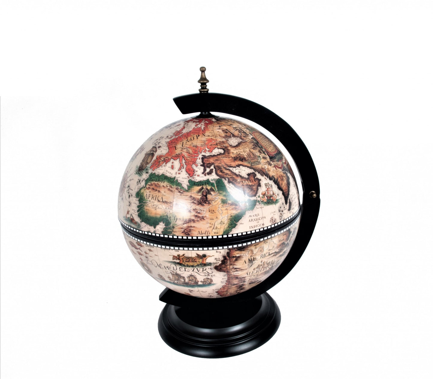White Globe inches with Chess Holder By Homeroots | Sculptures | Modishstore - 3