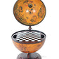 Red Globe with Chess Holder By Homeroots - 364359 | Sculptures | Modishstore - 2