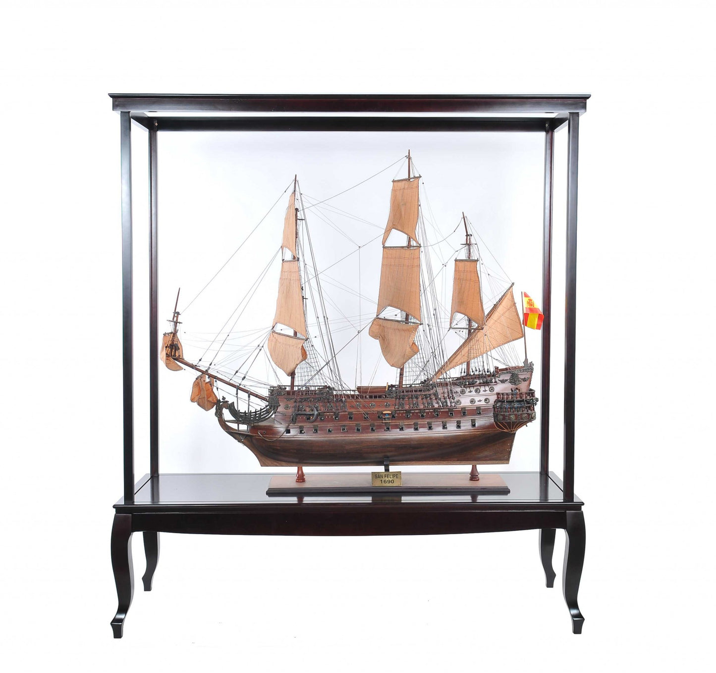 Display Case for Extra Large Ship No Glass By Homeroots | Sculptures | Modishstore - 5