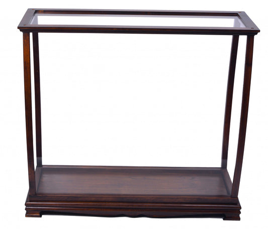 Classic Brown For Midsize Tall Ship Display Case By Homeroots | Sculptures | Modishstore