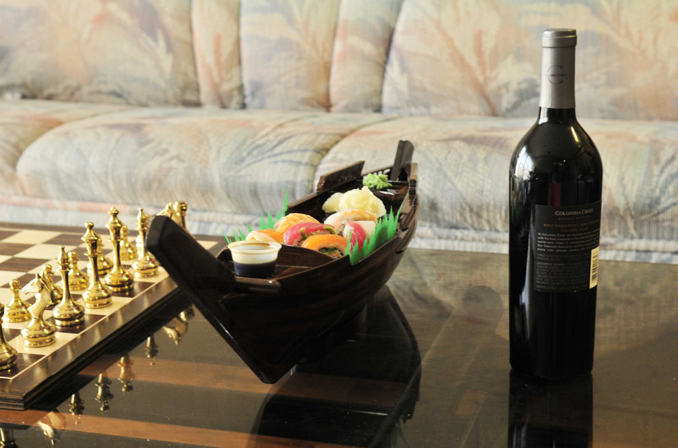 Dhow Boatsushi Tray By Homeroots | Trays | Modishstore - 4