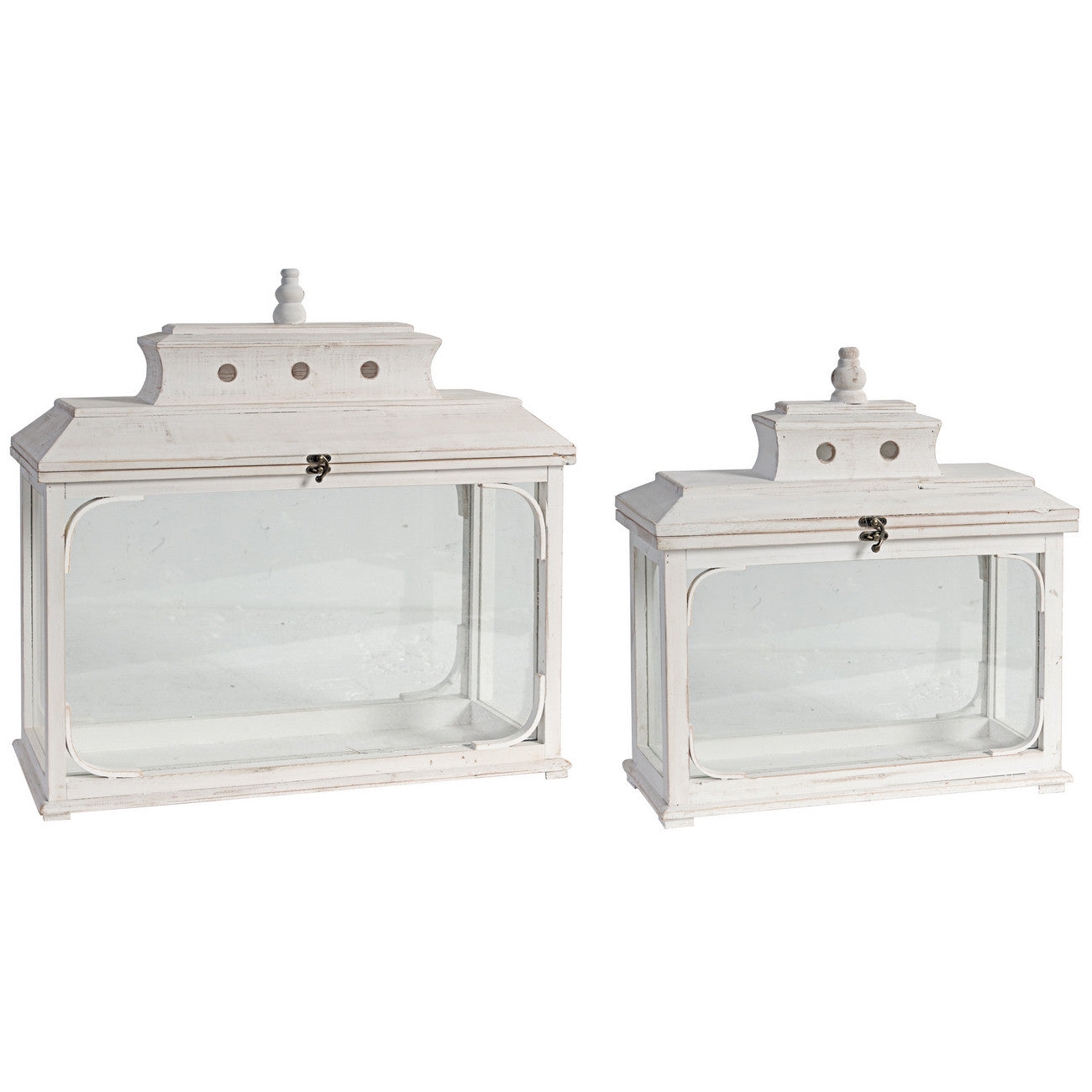 Barclay White Candle Holder Boxes | Candle Holders | Modishstore