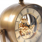 Brass Table Clock By Homeroots | Sculptures | Modishstore - 6