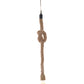 Rope Pendant Lamp Single Bulb By Homeroots | Pendant Lamps | Modishstore