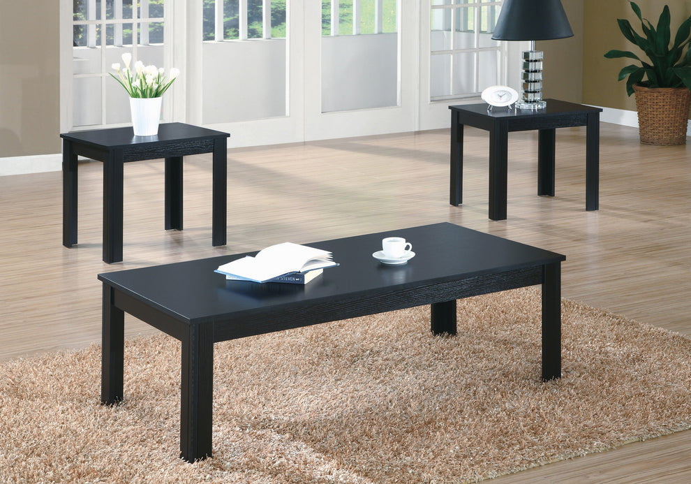 Black Table Set - 3Pcs Set By Homeroots | Coffee Tables | Modishstore - 3