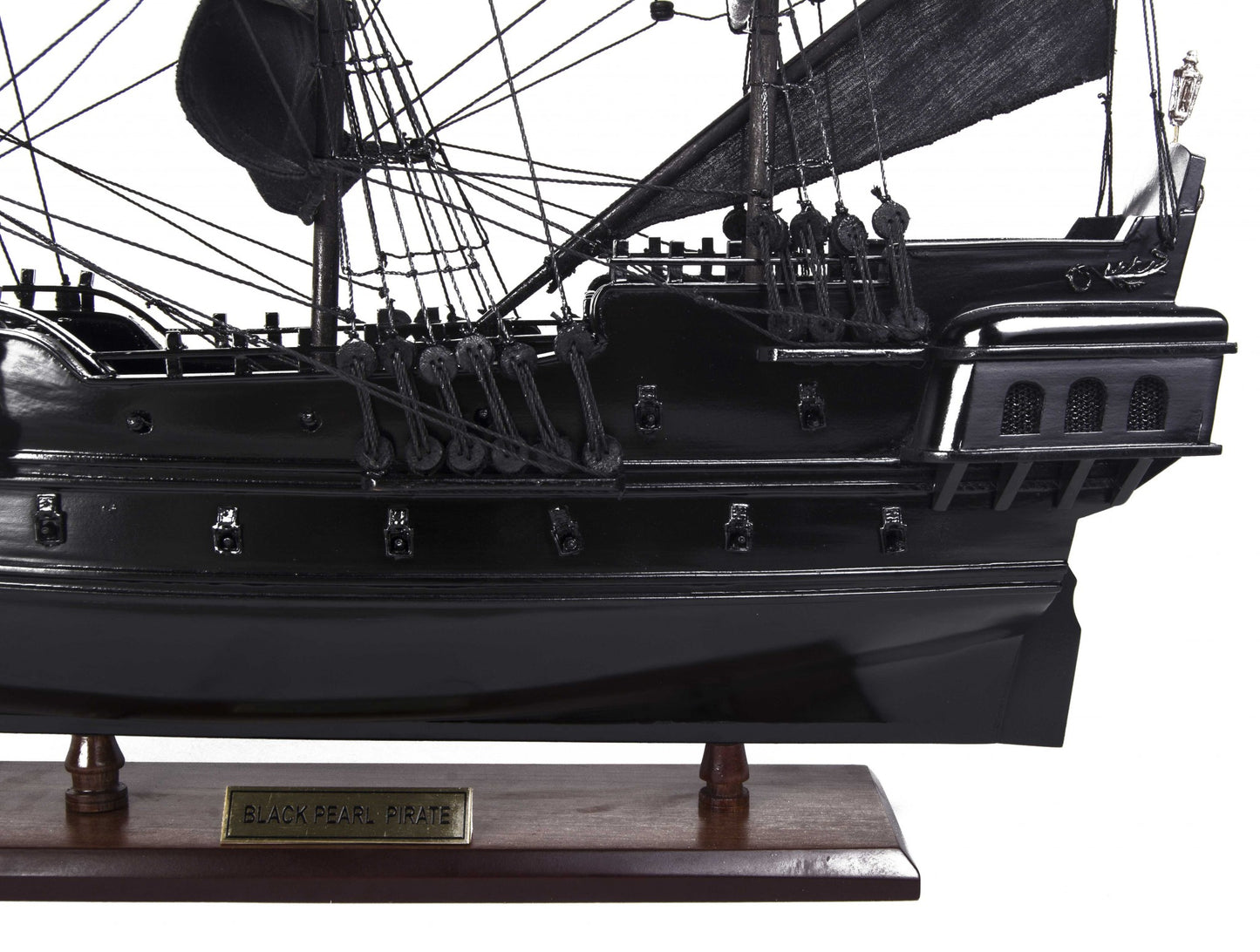 Black Pearl Pirate Ship By Homeroots | Sculptures | Modishstore - 4