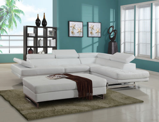 White Sectional RAF By Homeroots