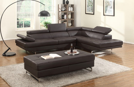 Brown Sectional RAF By Homeroots | Sectional | Modishstore