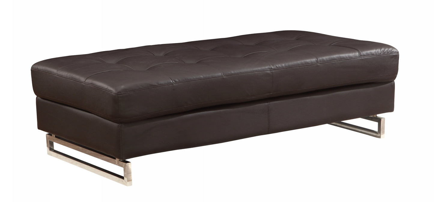 Brown Ottoman By Homeroots | Ottomans | Modishstore
