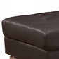 Brown Ottoman By Homeroots | Ottomans | Modishstore - 5